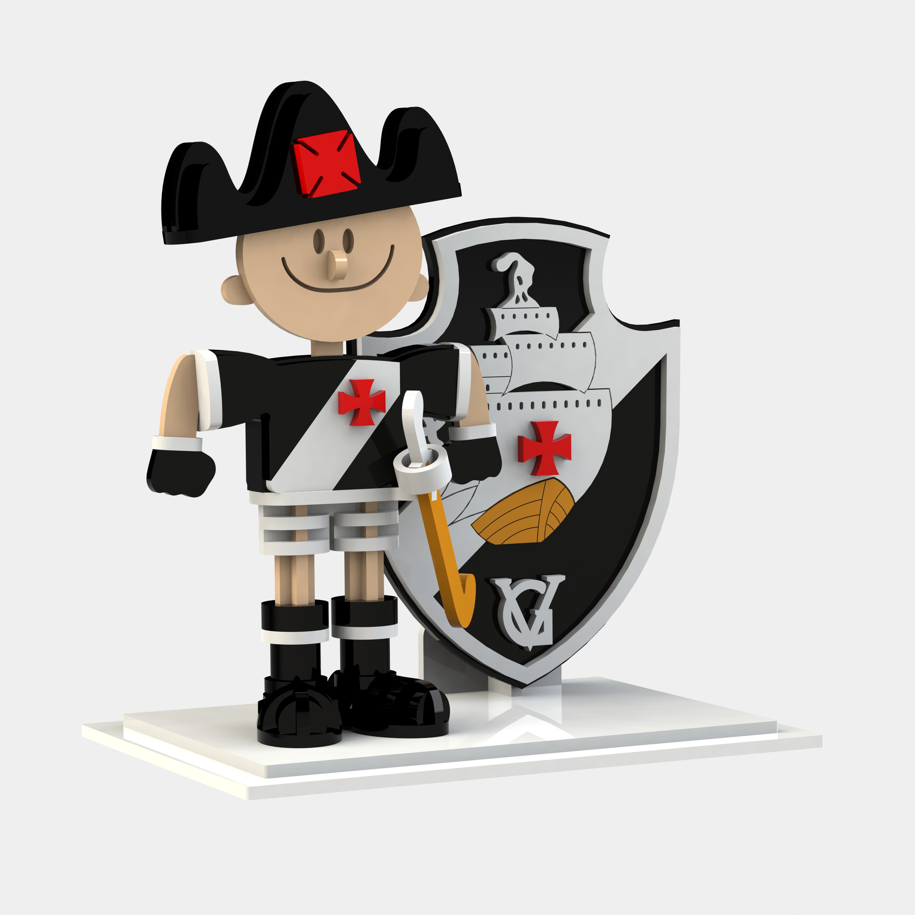 imagem do arquivo vetor para download Mascote Vasco da Gama