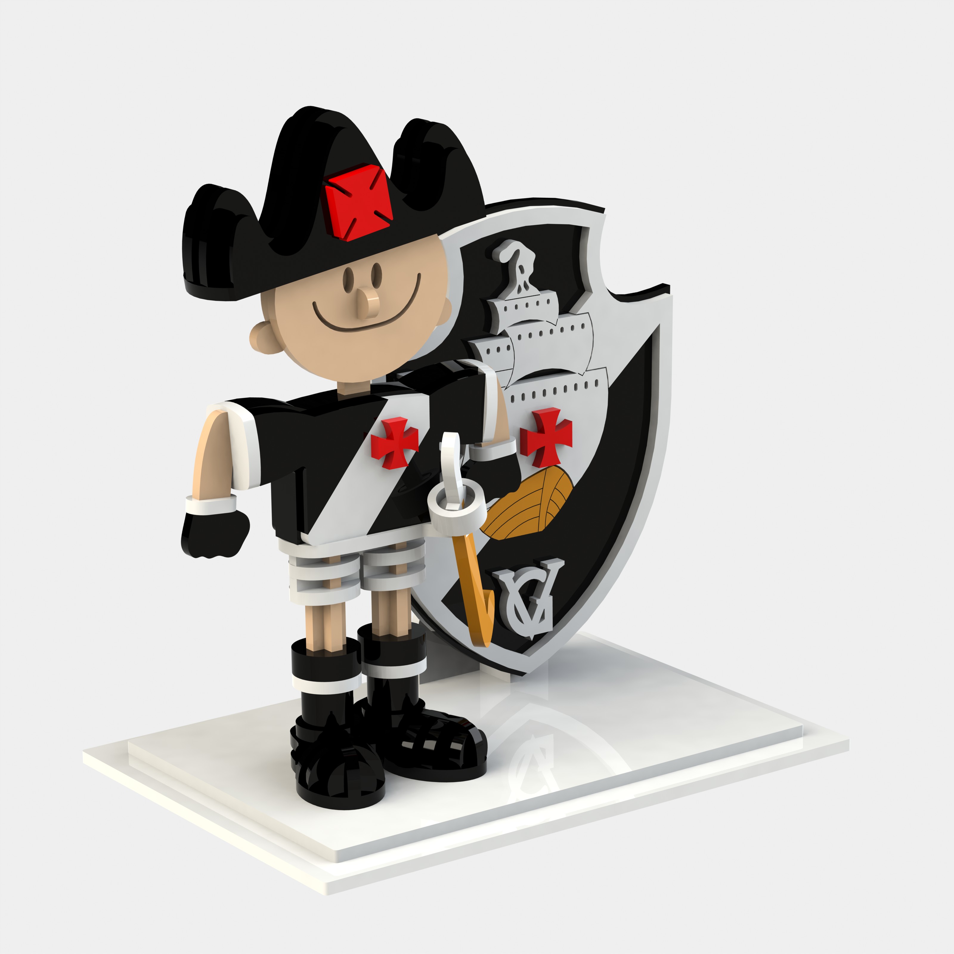 imagem do arquivo vetor para download Mascote Vasco da Gama