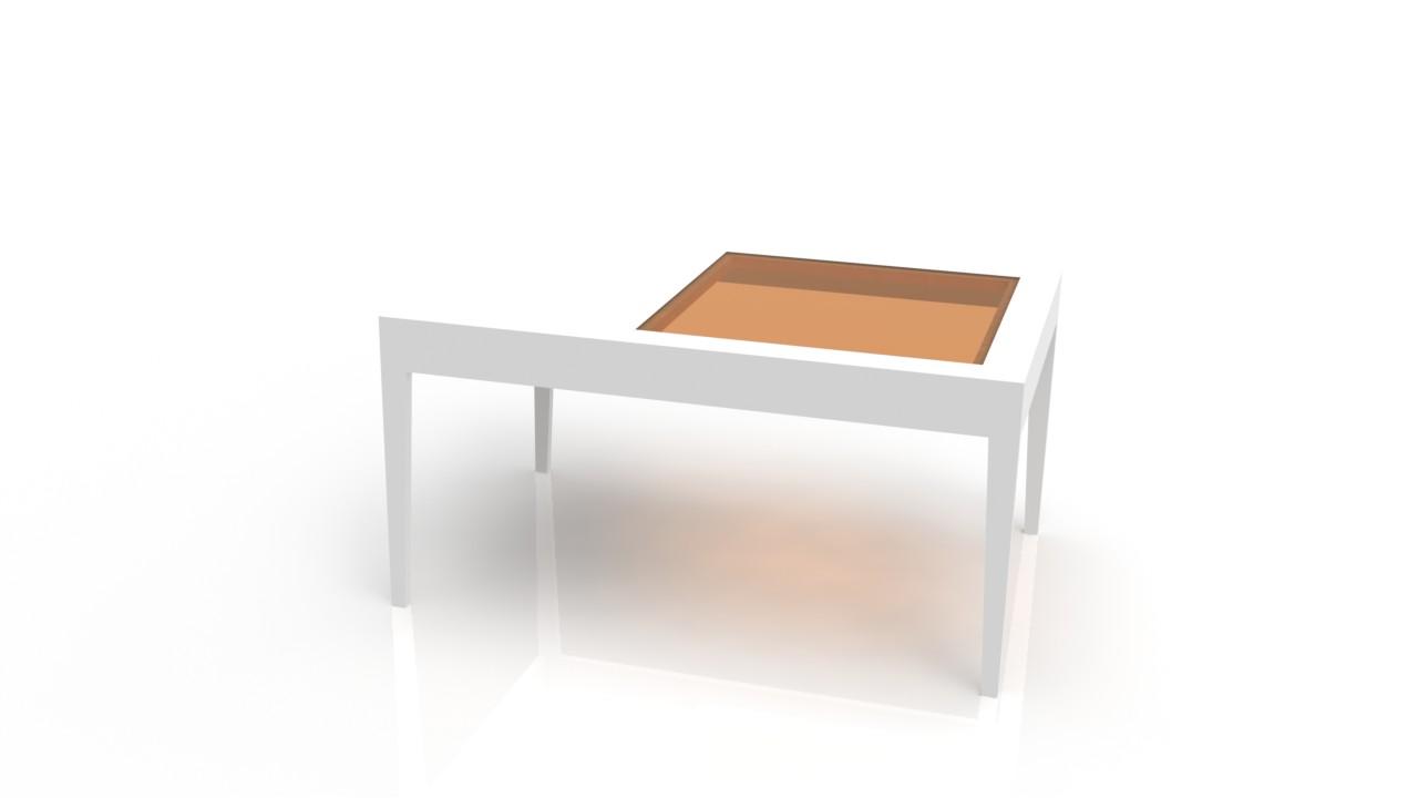 imagem do arquivo vetor para download Mesa de centro com profundidade