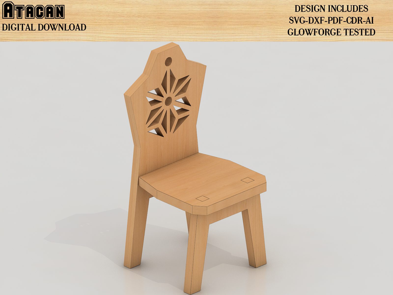 imagem do arquivo vetor para download Mesa e Cadeira Miniatura 