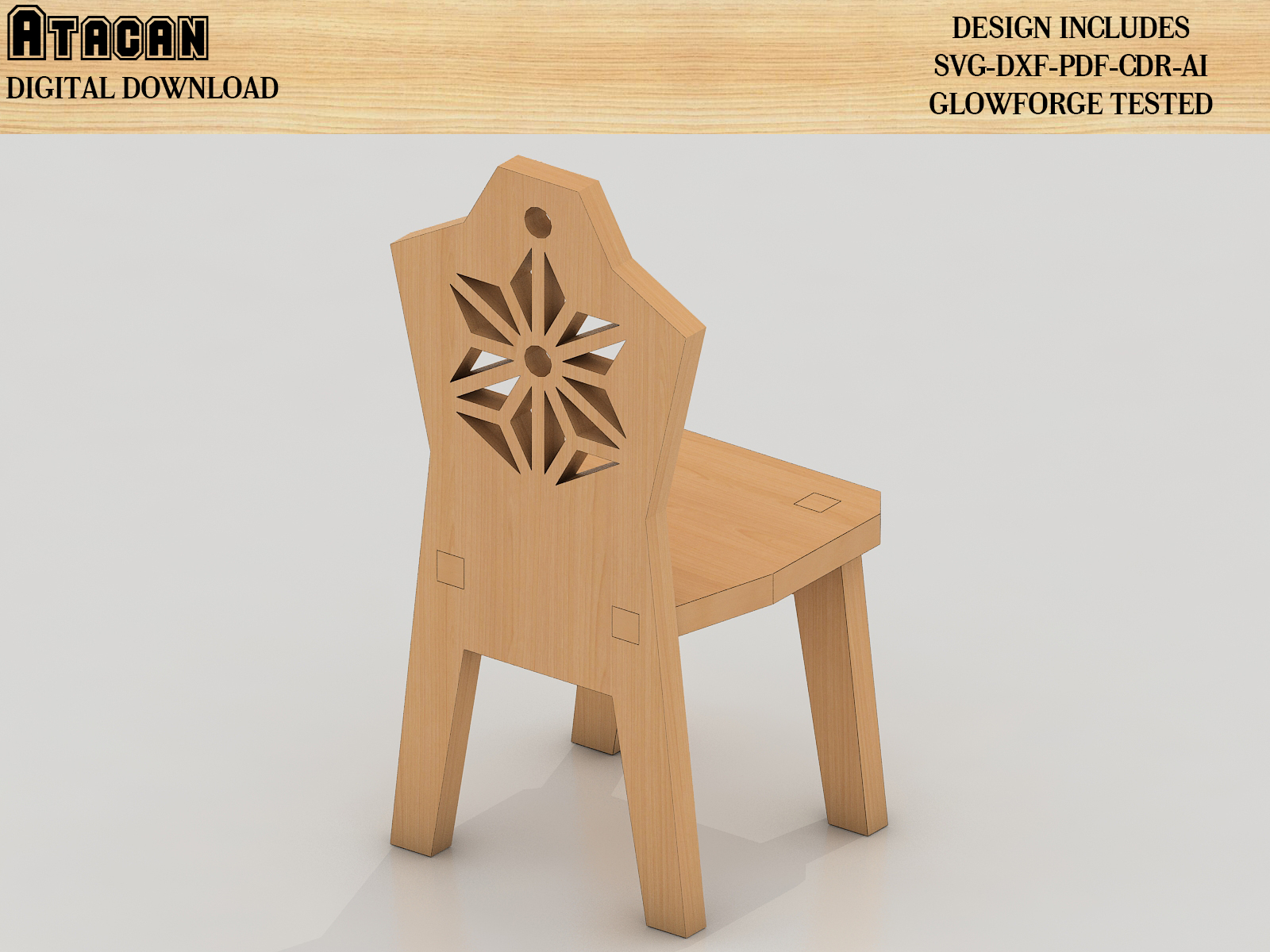 imagem do arquivo vetor para download Mesa e Cadeira Miniatura 