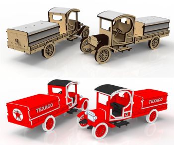 imagem do arquivo vetor para download Miniatura de Caminhão GMC Tanker