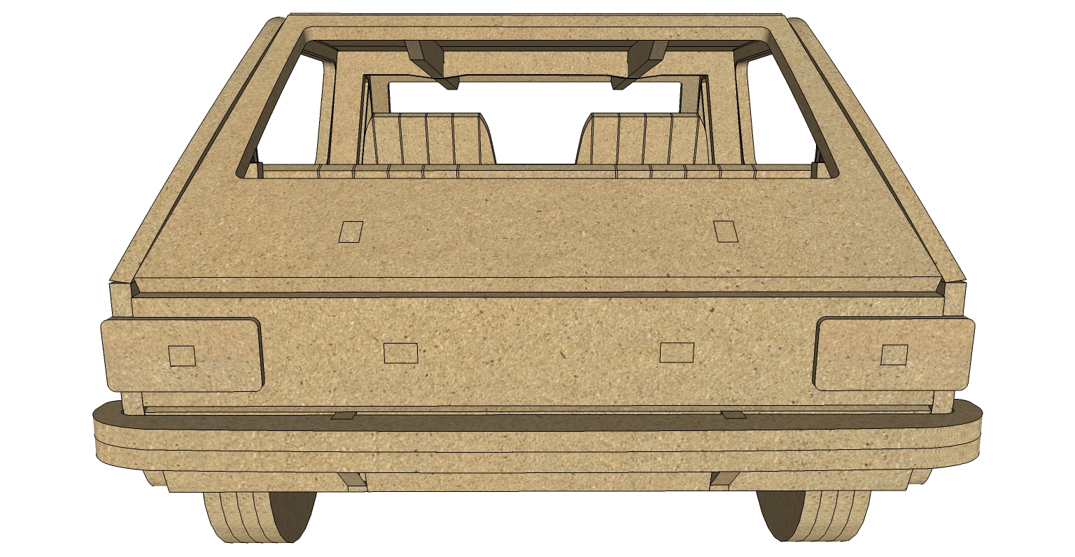 imagem do arquivo vetor para download Miniatura de carro Fiat 147