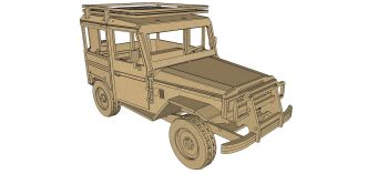 imagem do arquivo vetor para download Miniatura de carro bandeirante curta
