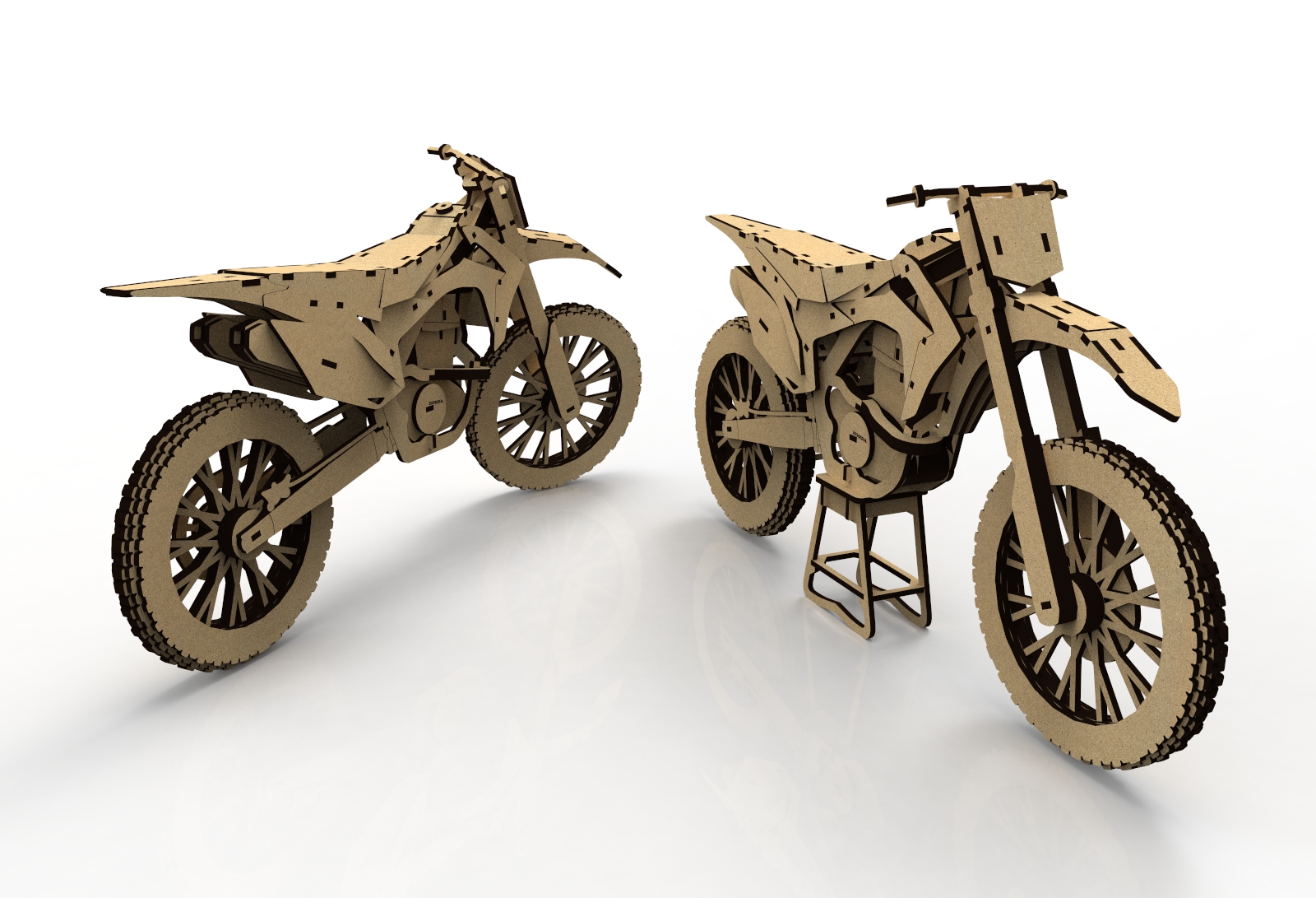 imagem do arquivo vetor para download Miniatura de moto Honda CRF450