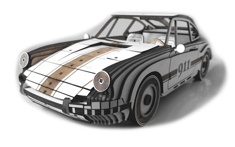 imagem do arquivo vetor para download Modelo Porsche 911