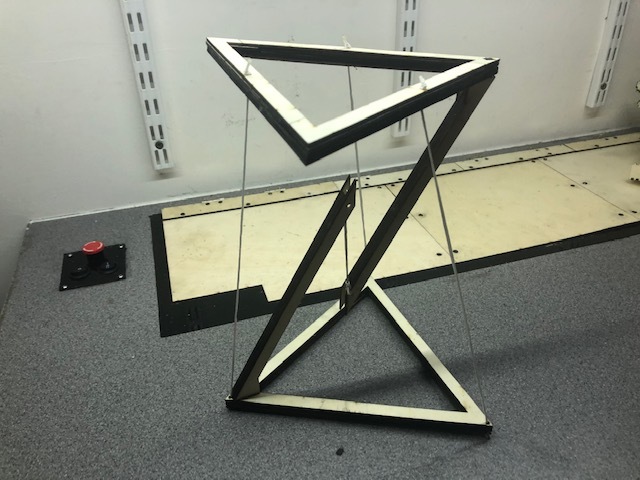 imagem do arquivo vetor para download Modelo de Estrutura Tensegrity Cortado a Laser 