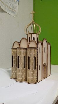 imagem do arquivo vetor para download Modelo de Madeira da Igreja da Intercessão 