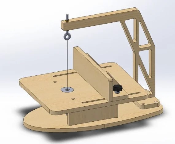 imagem do arquivo vetor para download Modelo de Quebra Cabeça de Serra de Madeira