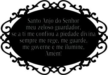 imagem do arquivo vetor para download Modelo de placa oração 