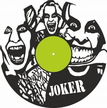 imagem do arquivo vetor para download Modelo de um relógio design do Joker