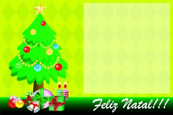 imagem do arquivo vetor para download Moldura natalina 