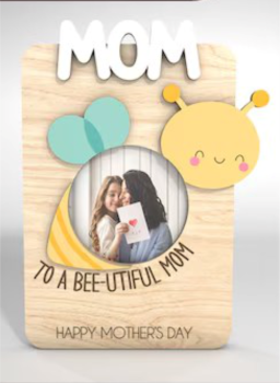 imagem do arquivo vetor para download Moldura para Foto para o Dia das Mães