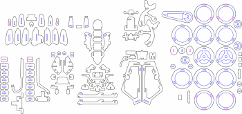 imagem do arquivo vetor para download Moto Harley L 3 Miniatura 3D