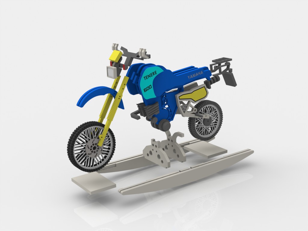 imagem do arquivo vetor para download Moto Tenere XT600