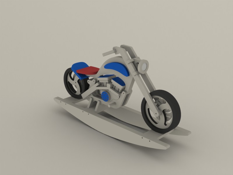 imagem do arquivo vetor para download Moto chopper