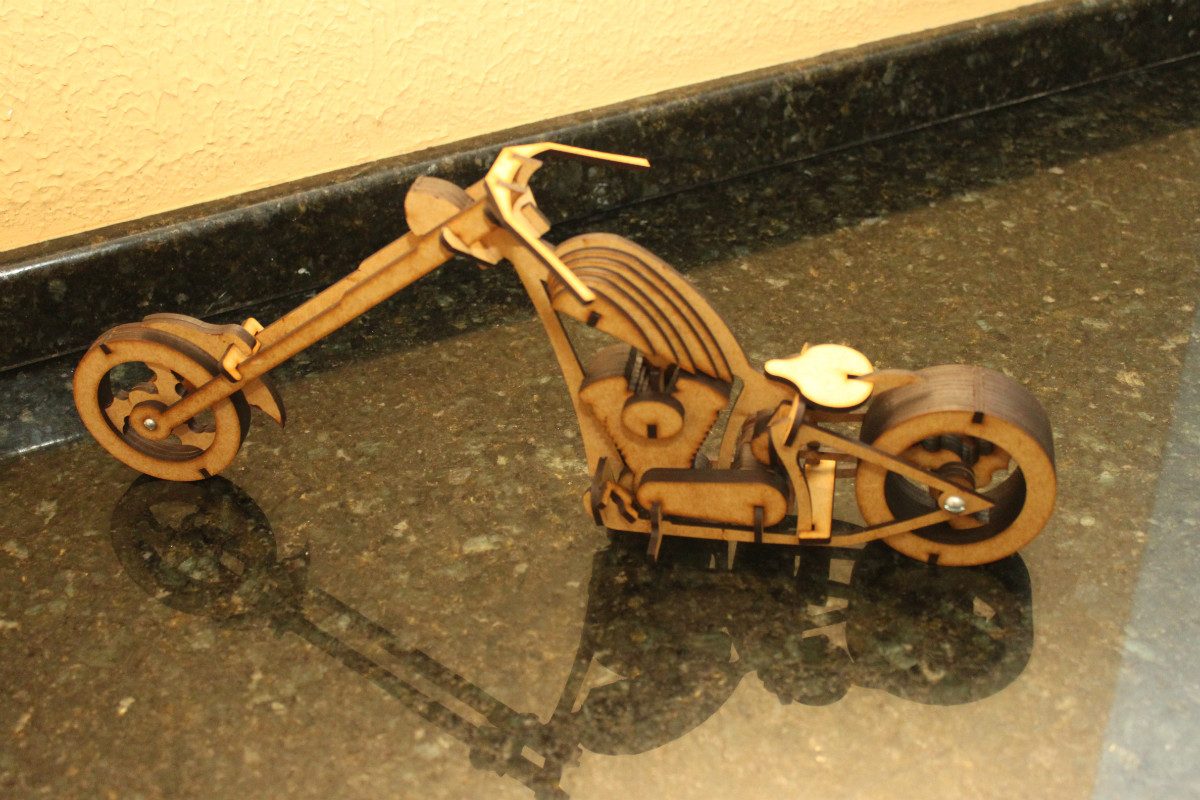 imagem do arquivo vetor para download Moto chopper