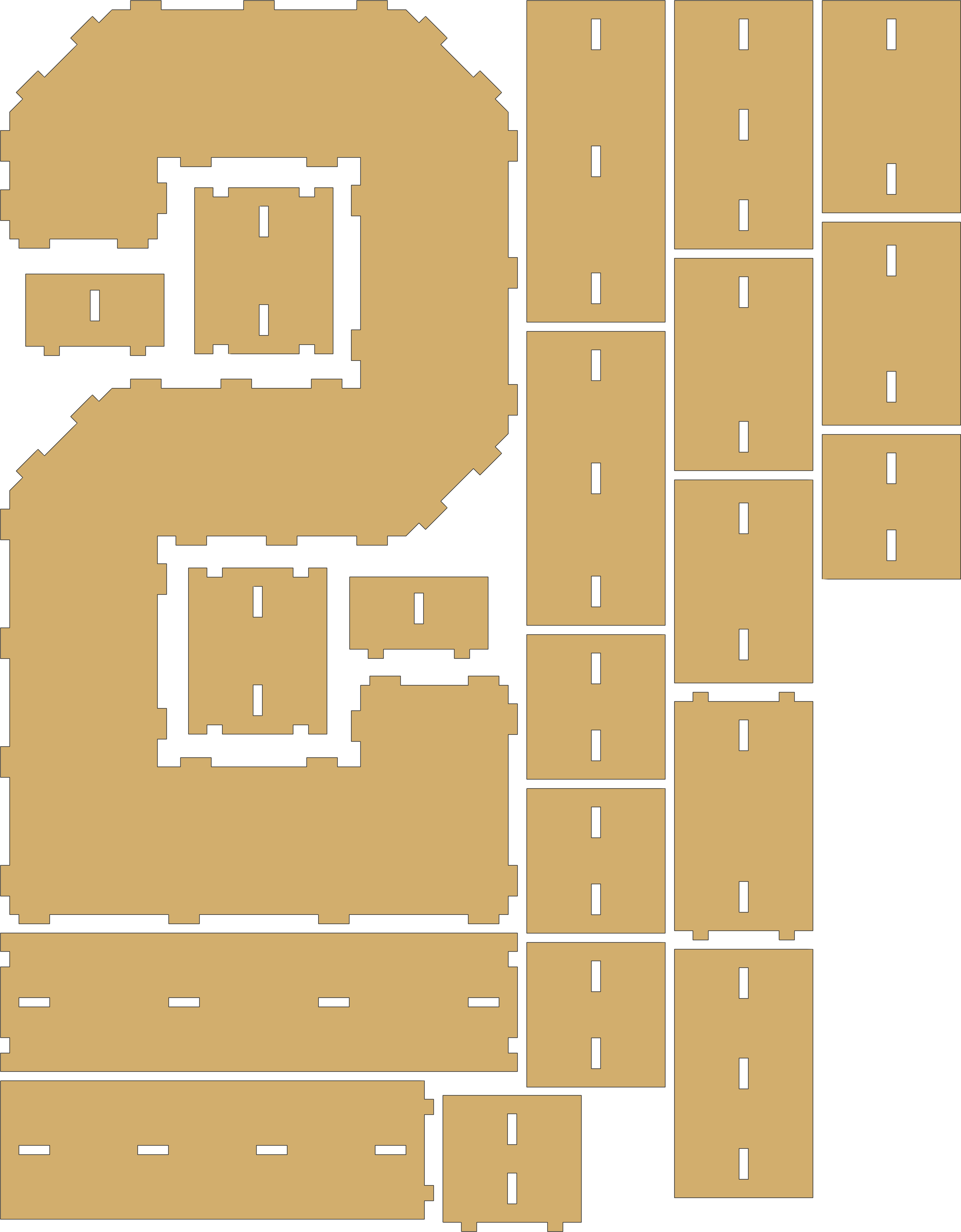 imagem do arquivo vetor para download Numero em forma de caixa Numero 2 30cm