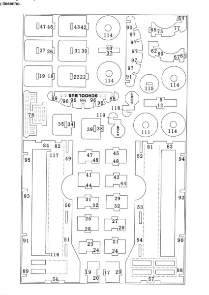 imagem do arquivo vetor para download Ônibus Escolar em miniatura