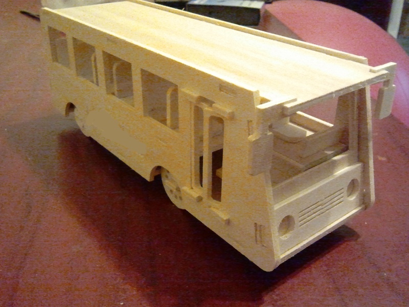 imagem do arquivo vetor para download Ônibus em miniatura