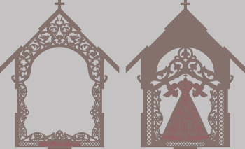 imagem do arquivo vetor para download Oratório de nossa senhora aparecida