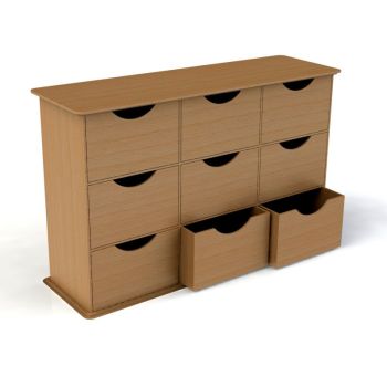 imagem do arquivo vetor para download Organizador gaveteiro