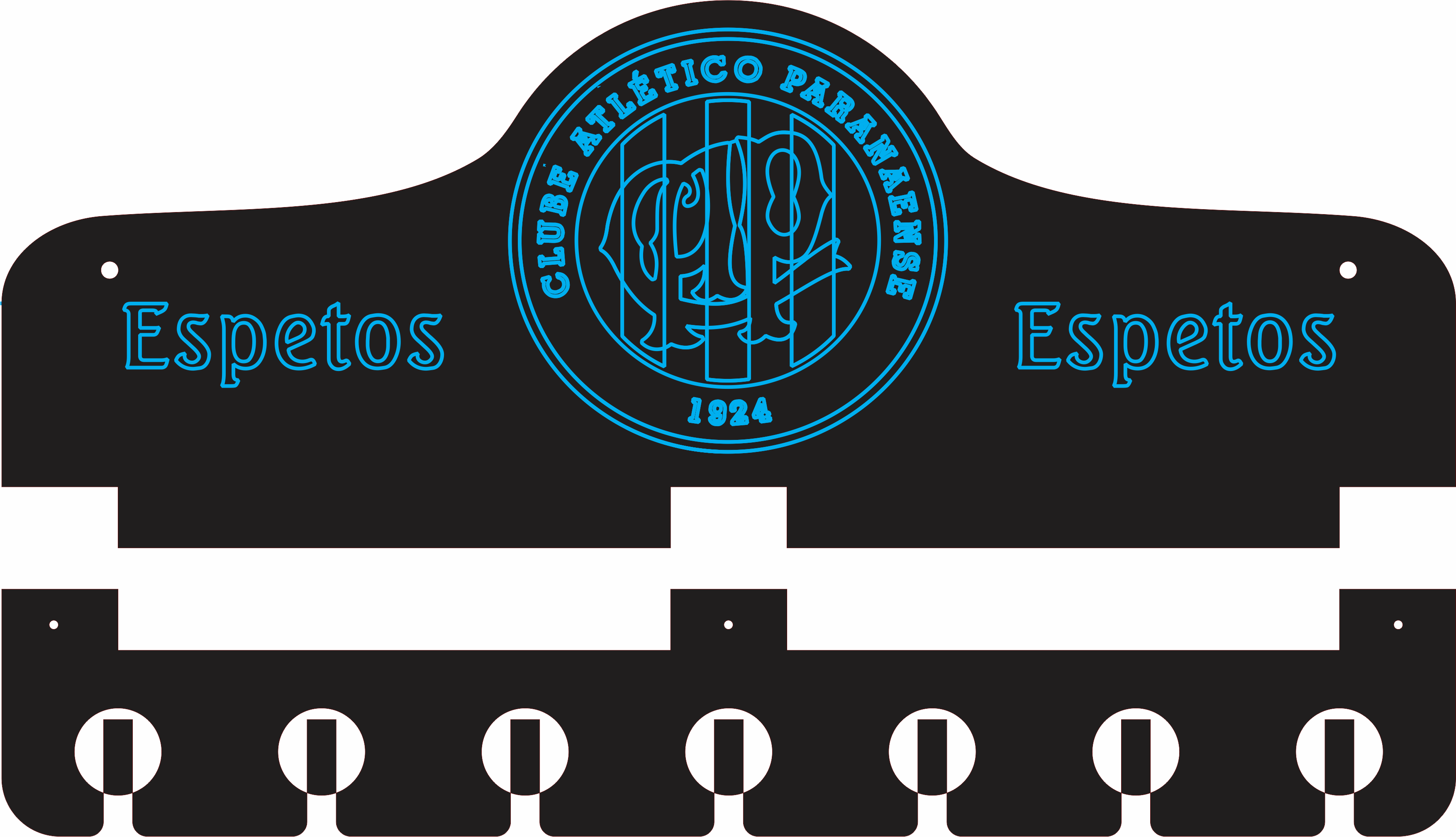 imagem do arquivo vetor para download PORTA ESPETO ATLETICO PARANAENSE