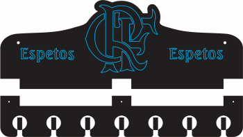 imagem do arquivo vetor para download PORTA ESPETO FLAMENGO