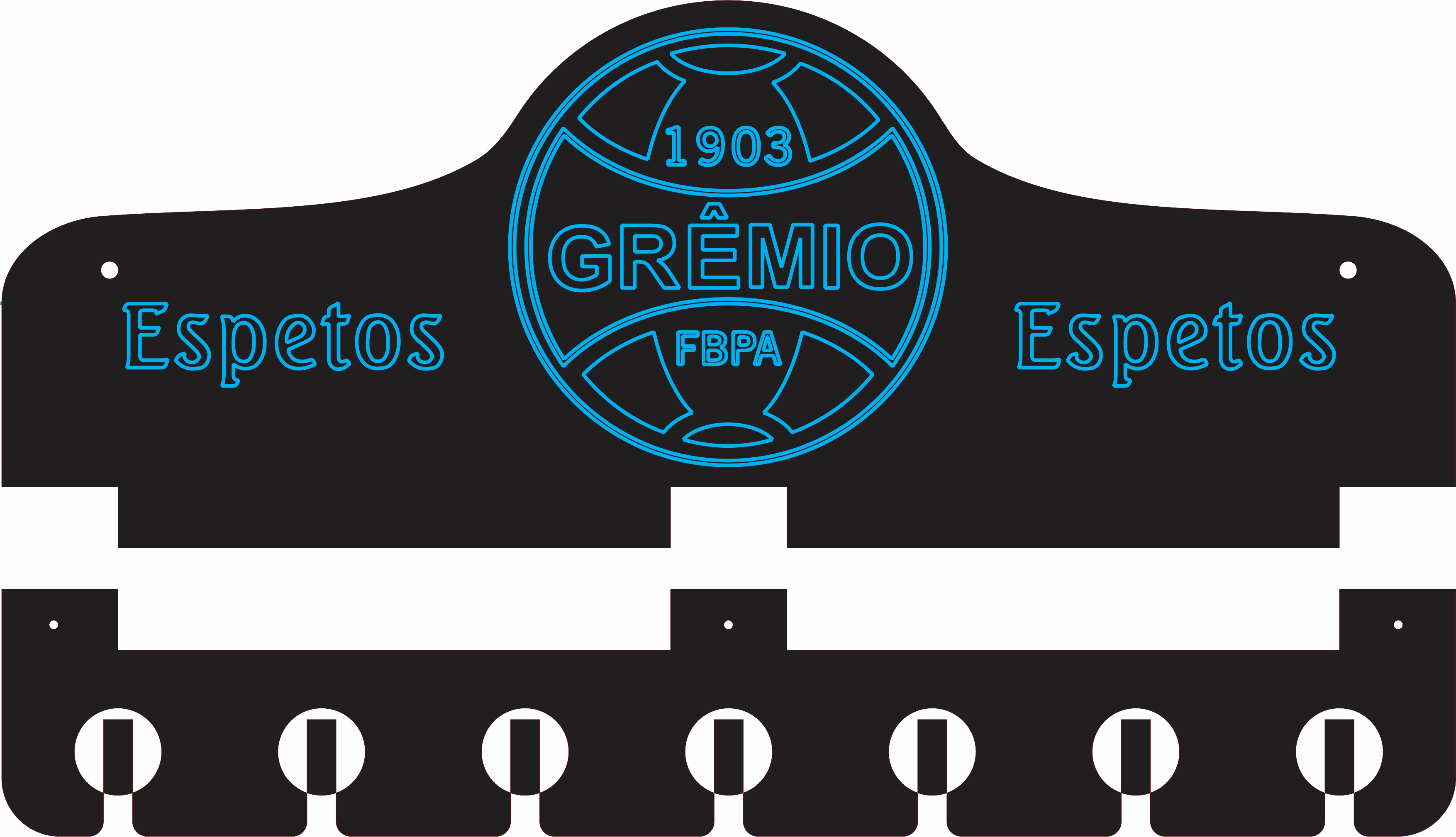 imagem do arquivo vetor para download PORTA ESPETO GREMIO