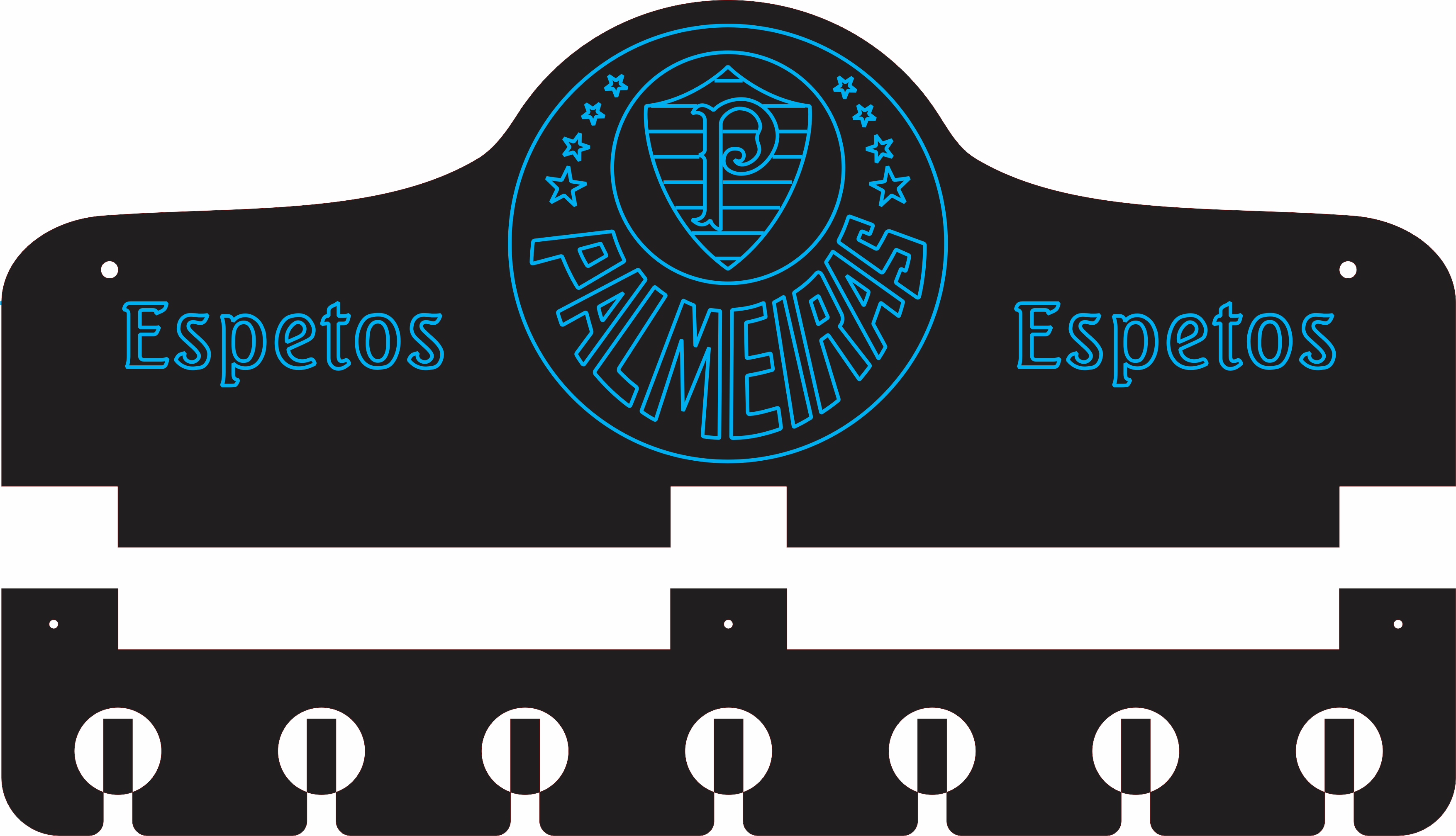 imagem do arquivo vetor para download PORTA ESPETO PALMEIRAS