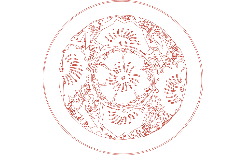 imagem do arquivo vetor para download Painel Ornamental