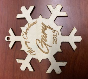 imagem do arquivo vetor para download Personalizado Snowflake Ornamento