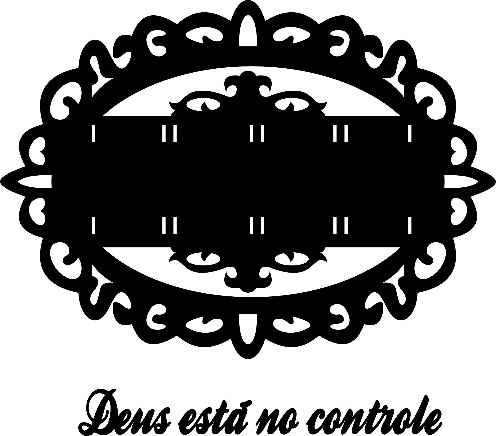 imagem do arquivo vetor para download Placa Deus está no controle