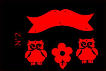 imagem do arquivo vetor para download Placa de coruja 