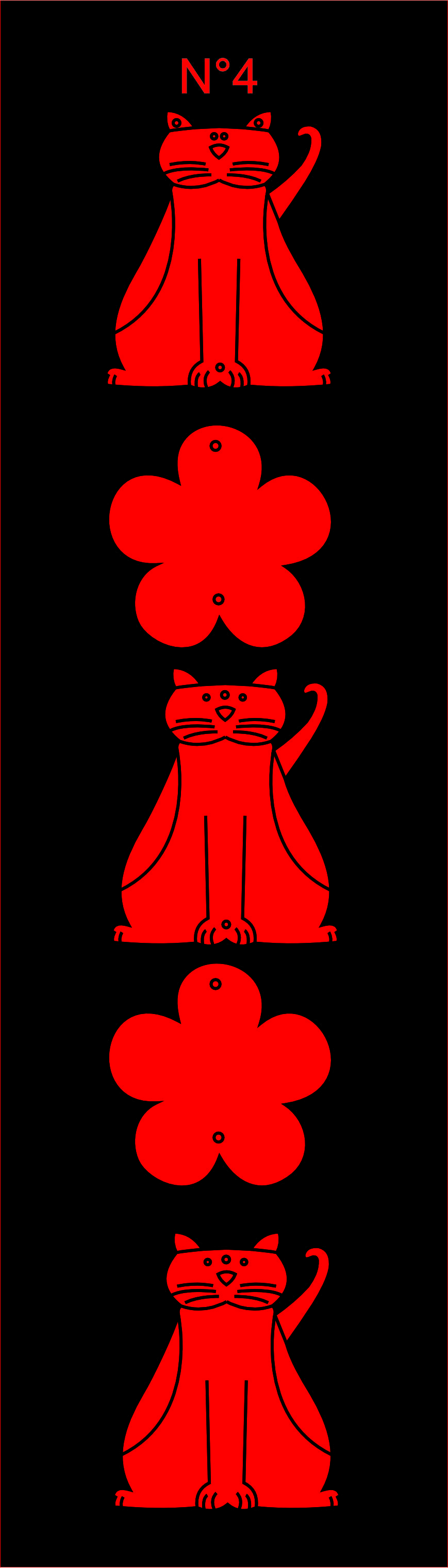 imagem do arquivo vetor para download Placa de gatinho 