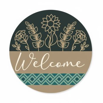 imagem do arquivo vetor para download Placa decorativa de Bem Vindo 