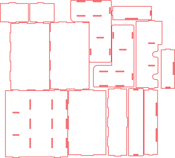 imagem do arquivo vetor para download Porta Canetas