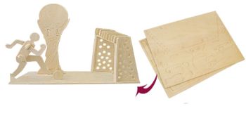 imagem do arquivo vetor para download Porta Canetas Futebol 