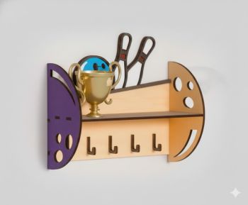 imagem do arquivo vetor para download Porta Chaves Esportivos, Boliche  