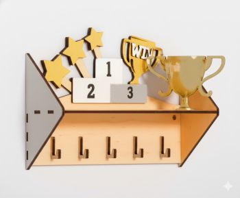 imagem do arquivo vetor para download Porta Chaves Esportivos, Troféus 