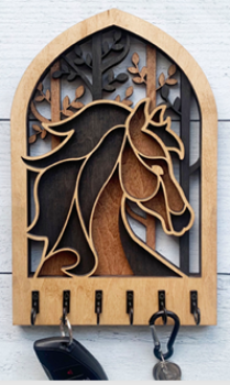 imagem do arquivo vetor para download Porta Chaves de Cavalo