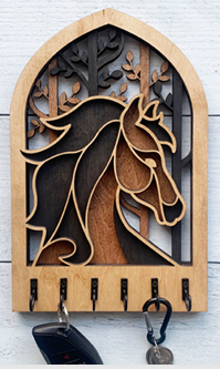 imagem do arquivo vetor para download Porta Chaves de Cavalo