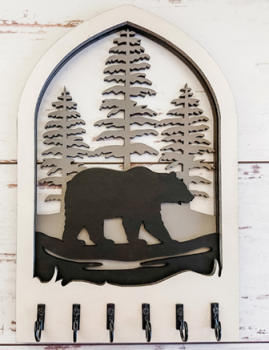 imagem do arquivo vetor para download Porta Chaves de Urso