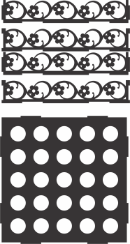 imagem do arquivo vetor para download Porta tubetes 25x25x05cm MDF 3mm