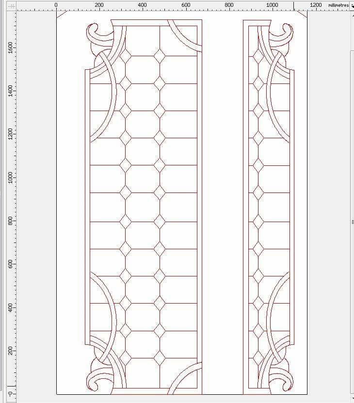 imagem do arquivo vetor para download Projeto da porta