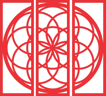 imagem do arquivo vetor para download Quadro de Parede Mandala