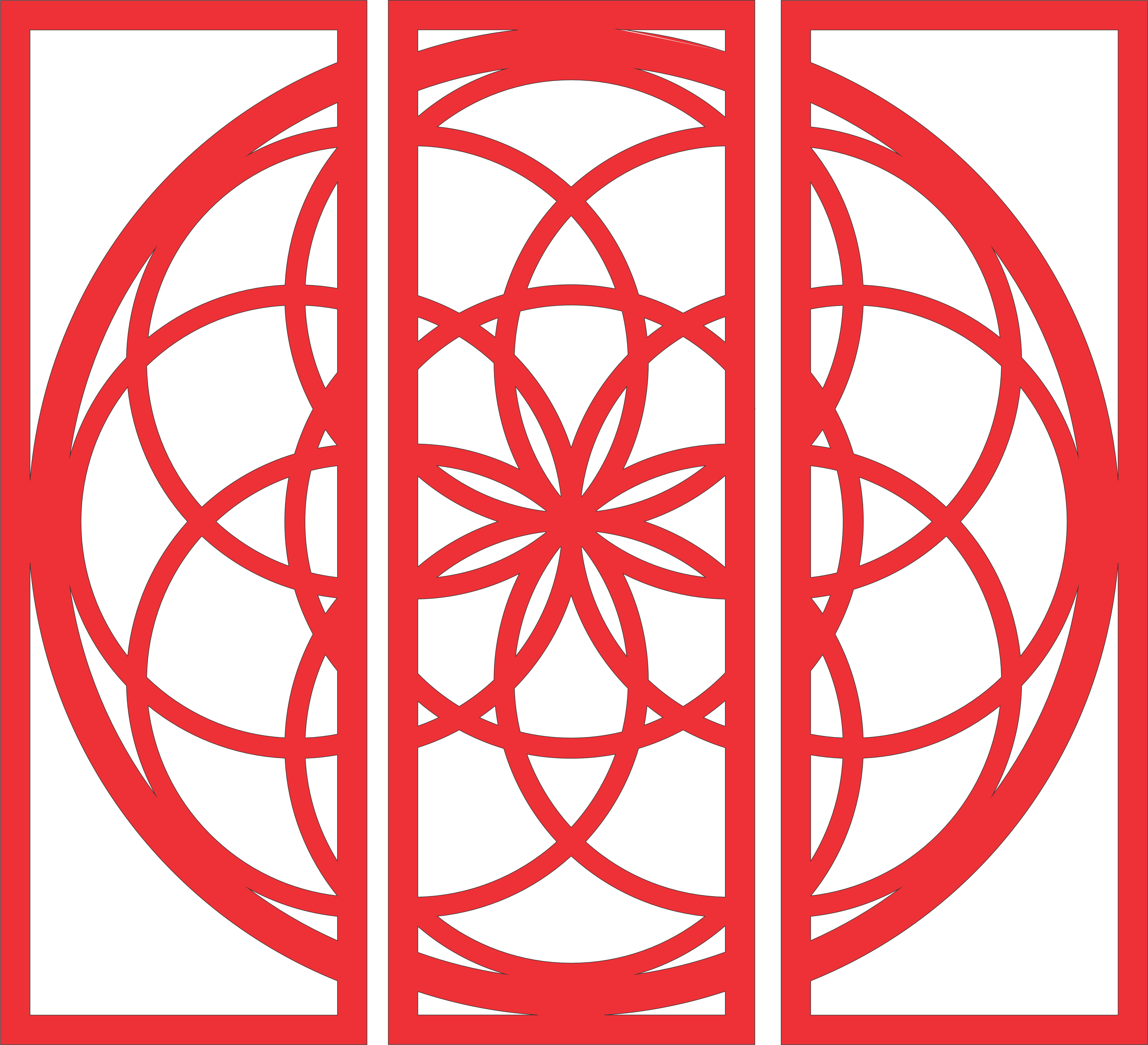 imagem do arquivo vetor para download Quadro de Parede Mandala