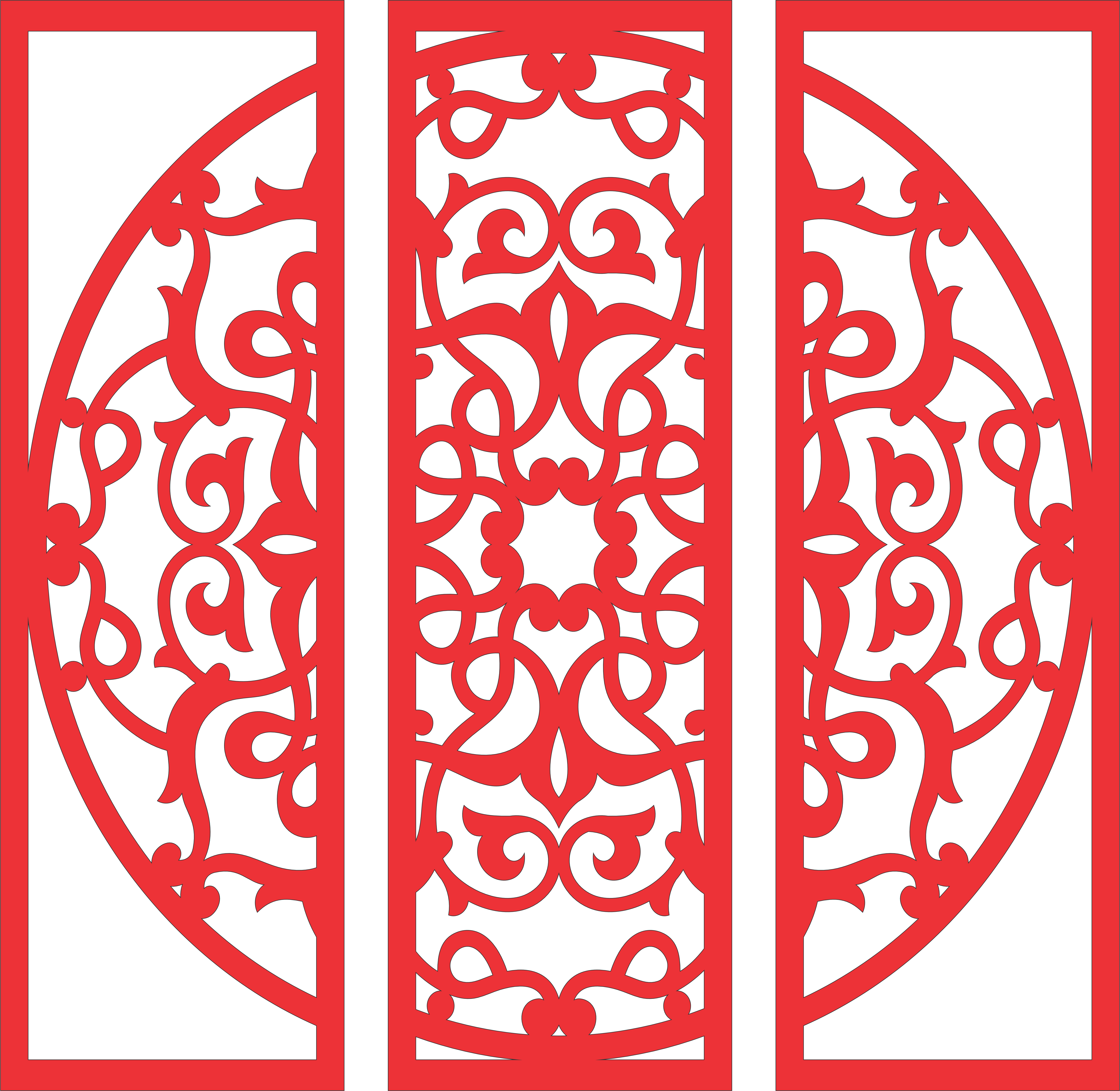 imagem do arquivo vetor para download Quadro de Parede Mandala Espiral