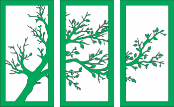 imagem do arquivo vetor para download Quadro de parede Florestal