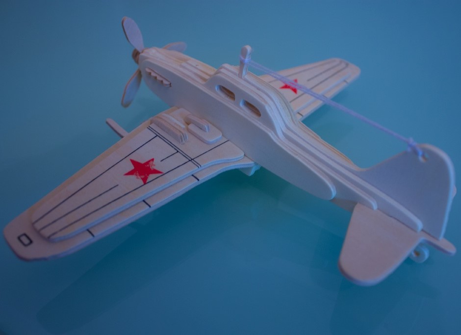 imagem do arquivo vetor para download Quebra-cabeça 3D avião Ilyushin Il-2 Sturmovik